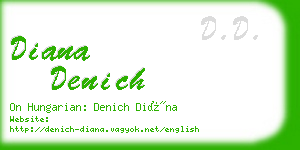 diana denich business card